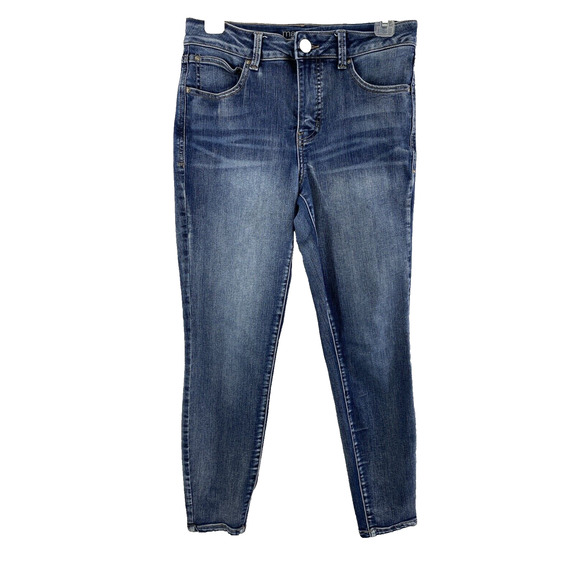 Maurices Jeans Womens Size 6 Short Medium Wash Denim Skinny Hi Rise Everflex - Picture 1 of 11